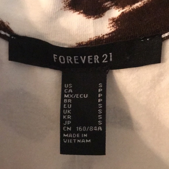 Firever 21 Bodysuit NWT Size Small - Picture 4 of 8